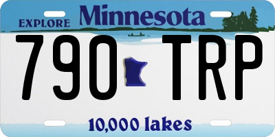 MN license plate 790TRP