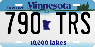 MN license plate 790TRS