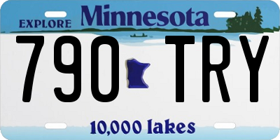 MN license plate 790TRY