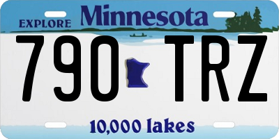 MN license plate 790TRZ