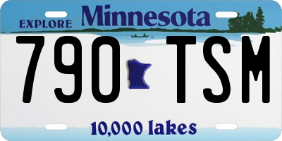 MN license plate 790TSM