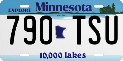 MN license plate 790TSU