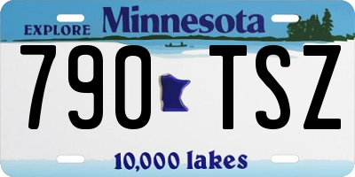 MN license plate 790TSZ