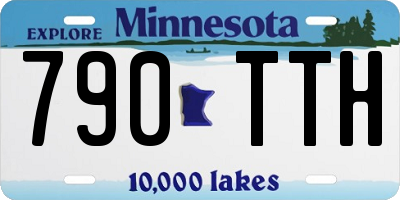 MN license plate 790TTH