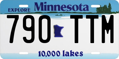 MN license plate 790TTM