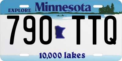 MN license plate 790TTQ