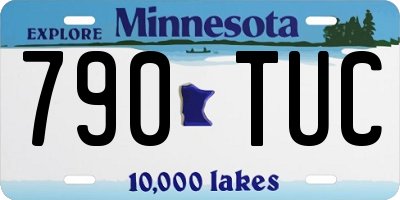 MN license plate 790TUC