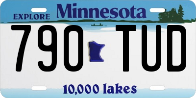 MN license plate 790TUD