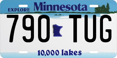 MN license plate 790TUG