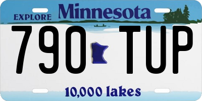 MN license plate 790TUP