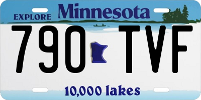 MN license plate 790TVF