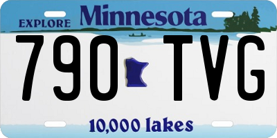 MN license plate 790TVG