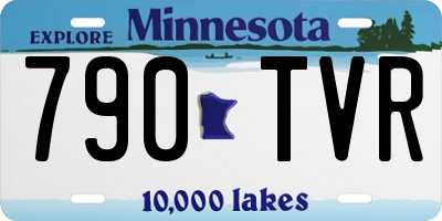 MN license plate 790TVR