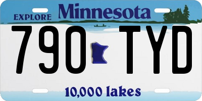 MN license plate 790TYD