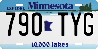 MN license plate 790TYG