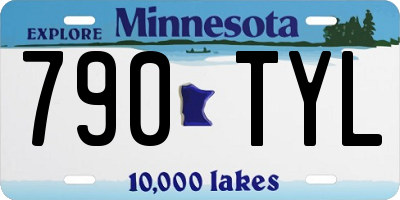 MN license plate 790TYL