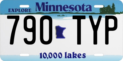 MN license plate 790TYP