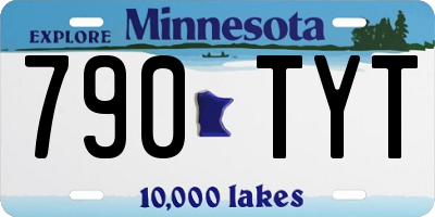 MN license plate 790TYT