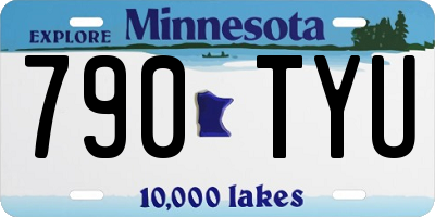 MN license plate 790TYU