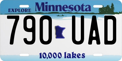 MN license plate 790UAD
