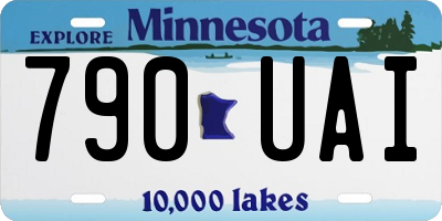 MN license plate 790UAI