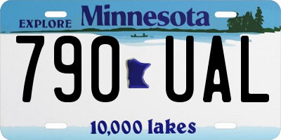MN license plate 790UAL