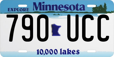 MN license plate 790UCC