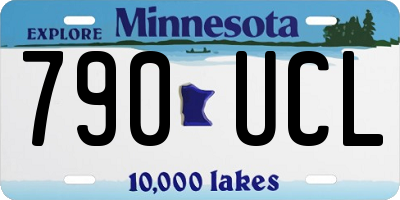 MN license plate 790UCL