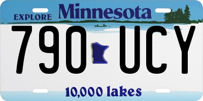 MN license plate 790UCY