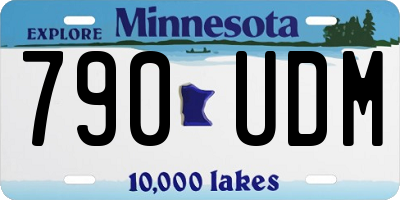 MN license plate 790UDM
