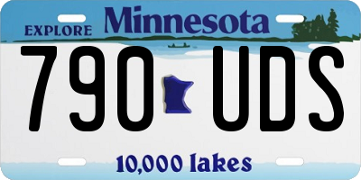 MN license plate 790UDS