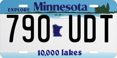 MN license plate 790UDT