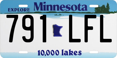 MN license plate 791LFL