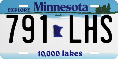 MN license plate 791LHS