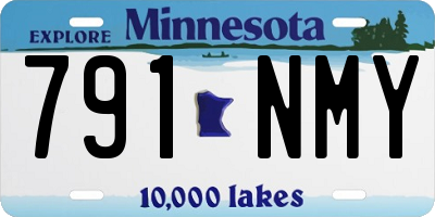 MN license plate 791NMY