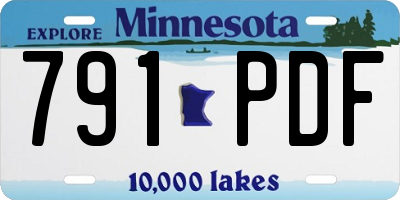 MN license plate 791PDF
