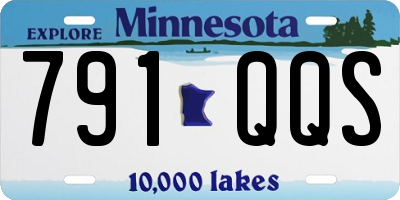 MN license plate 791QQS