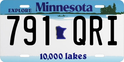 MN license plate 791QRI