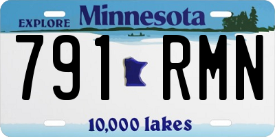 MN license plate 791RMN