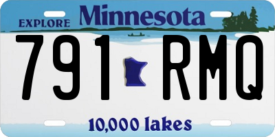 MN license plate 791RMQ