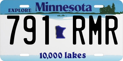 MN license plate 791RMR