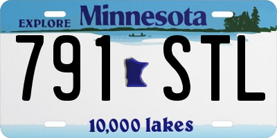 MN license plate 791STL