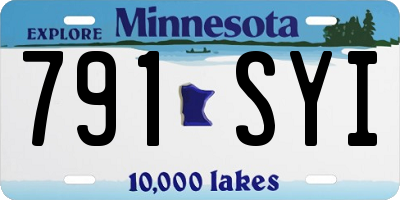 MN license plate 791SYI