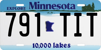 MN license plate 791TIT