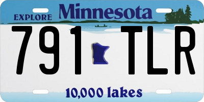 MN license plate 791TLR