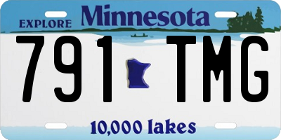 MN license plate 791TMG