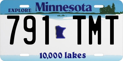 MN license plate 791TMT