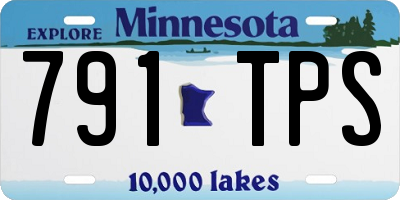 MN license plate 791TPS