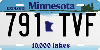 MN license plate 791TVF