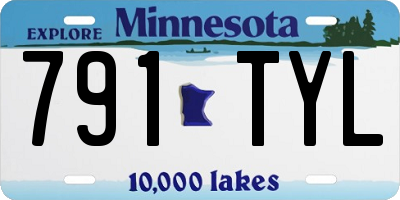 MN license plate 791TYL